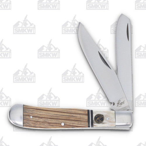 ABKT Roper Laredo Stag Trapper Folding Knife