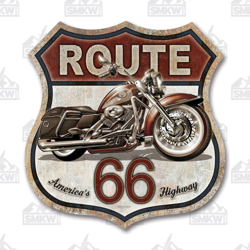 Rout 66 America's Highway Tin Sign