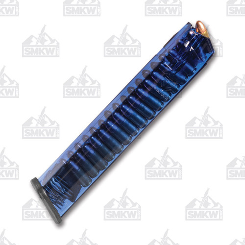 ETS Glock 9mm 31 Round Blue Extended Magazine