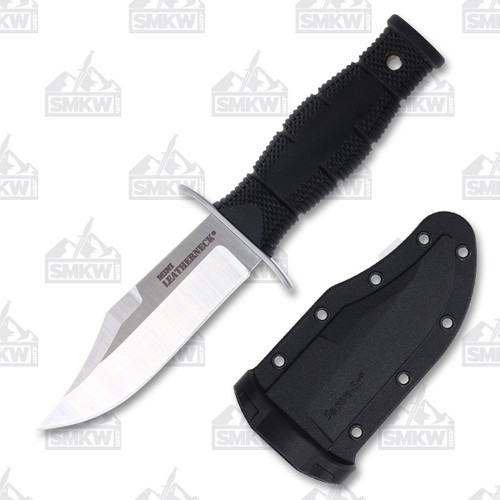 Cold Steel Mini Leatherneck Fixed Knife 3.5in Plain Satin Clip Point