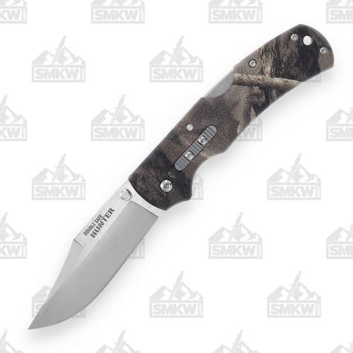 Cold Steel Double Safe Hunter Camo 3.5in Plain Satin Clip Point