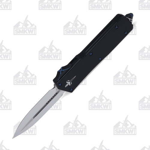 Marfione Custom Scarab II OTF Automatic Knife Mirror Polish M390/Hefted Black AUMT378MCKBK