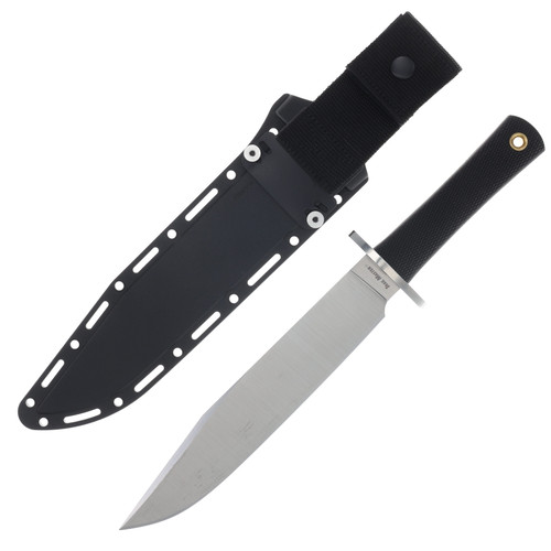 Cold Steel Trail Master Fixed Blade Knife 9.5in Plain Satin Clip Point CS16DT