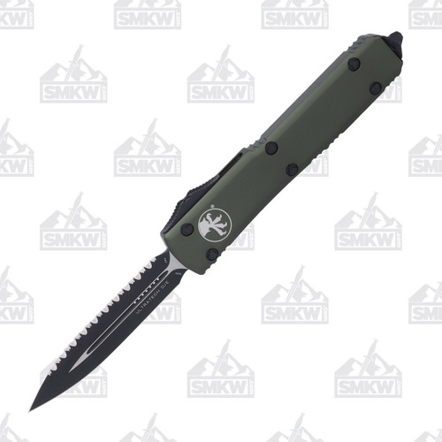 Microtech Ultratech Out-The-Front Automatic Knife (D/E Black F/S | OD Green)