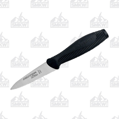 Dexter Russell 3-3/8" DuoGlide Paring Knife High Carbon Stainless Steel Blade Polypropylene Handle