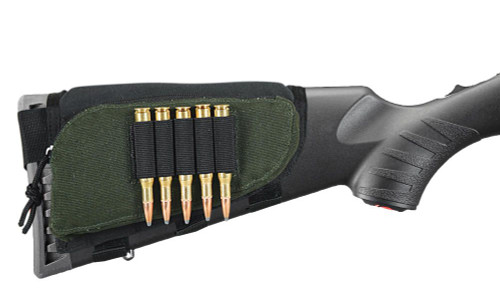 Allen Deluxe Buttstock Shell Holder and Accessory Pouch