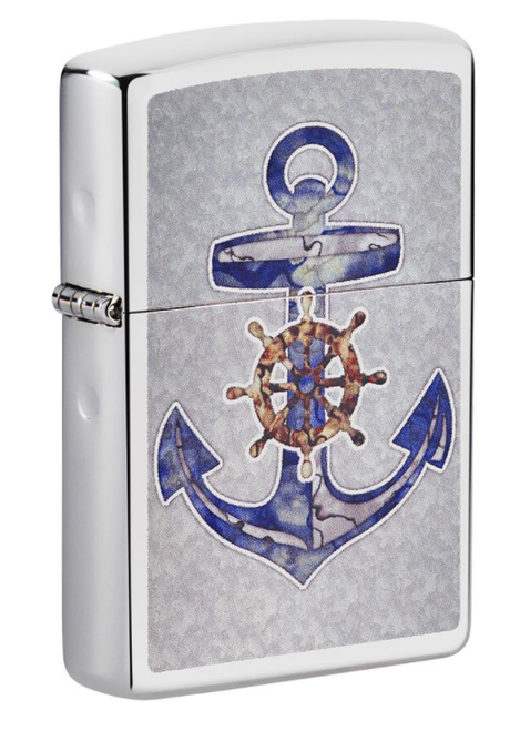 Zippo Anchor Chrome Lighter