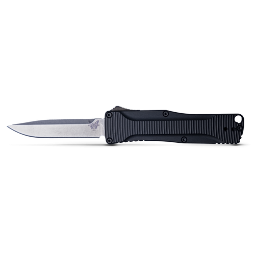 Benchmade OM 4850 Out-the-Front Automatic Knife (Satin  Black)