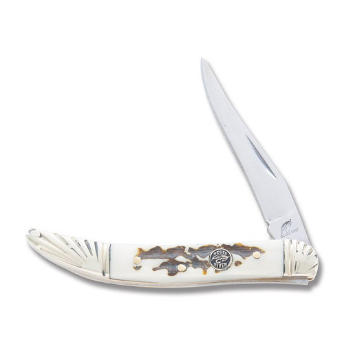 Frost Ocoee River Stag Toothpick Folding Knife