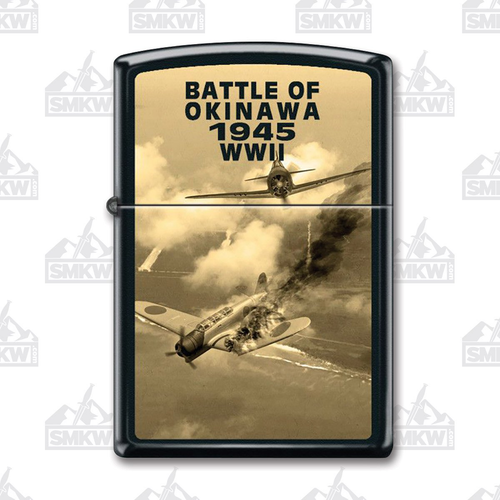 Zippo Black Matte WWII Okinawa Lighter