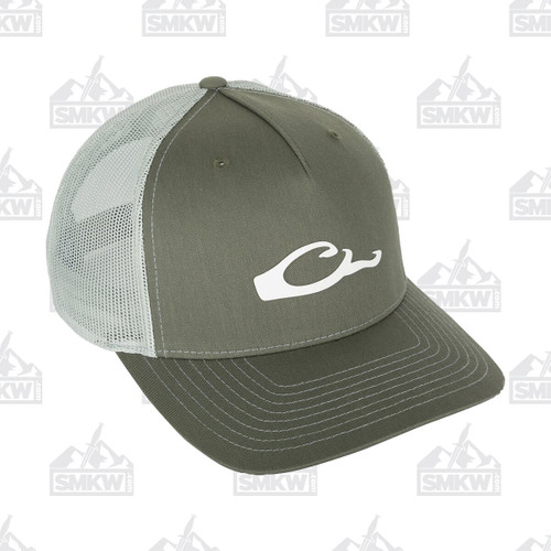 Drake Waterfowl 5 Panel Slick Logo Cap Green Mens One Size