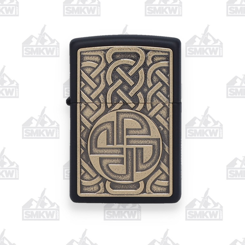 Zippo Norse Emblem Black Matte Lighter