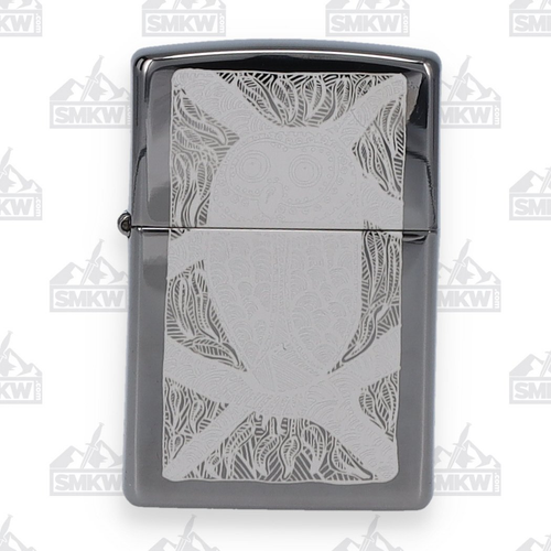 Zippo Black Ice Owl Lighter