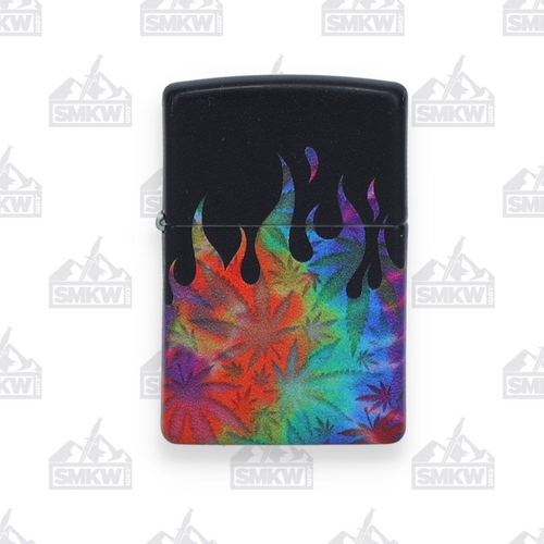 Zippo 540 Design Rainbow Flame Leaf Lighter