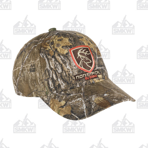 Drake Non Typical Logo Camo Cotton Cap Realtree Edge