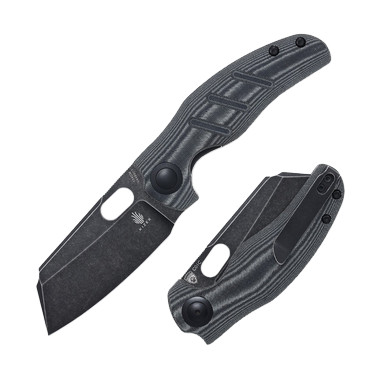 Kizer Full Size Sheepdog C01C Liner Lock Black Micarta Handle V4488C1