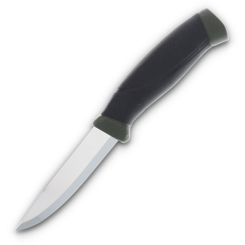 Morakniv Companion Fixed Blade Knife Black and Military Green