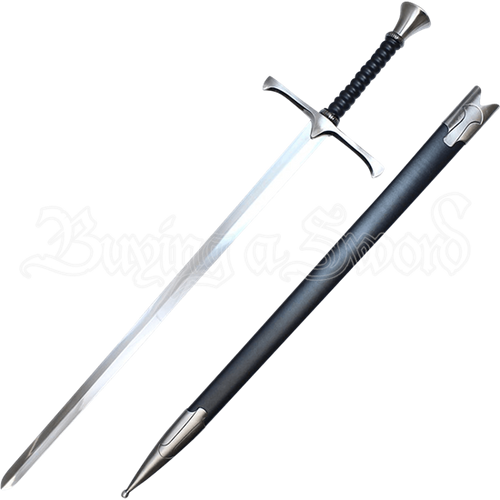 39.5" Medieval Sword Leather Handle