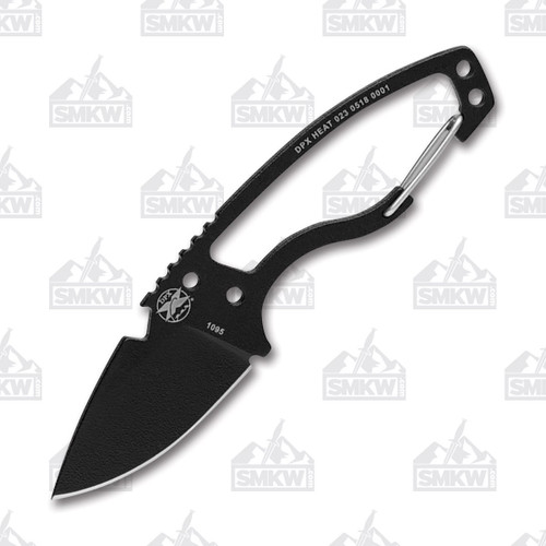 DPx Gear Heat Hiker Fixed Blade Knife 1095 Black