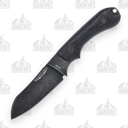 Bradford Guardian 3 Fixed Blade Knife Carbon Fiber 3D Sheepsfoot BRAD1582