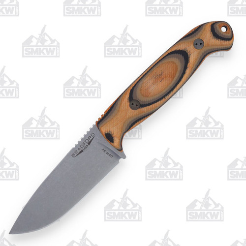 Bradford Guardian 4.5 Fixed Blade Knife Sabre Grind 3D G-Wood