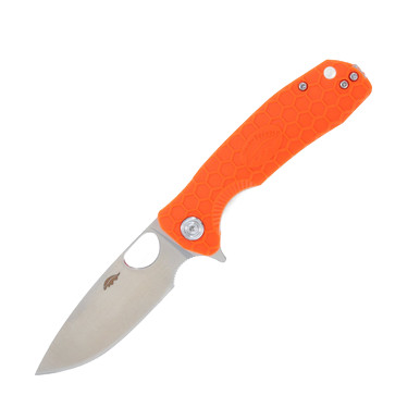 Honey Badger Medium Leaf Folding Knife 8CR13MoV/Orange HB1019