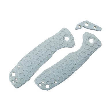 Honey Badger Medium FRN White Handle Set With Backspacer HB5035
