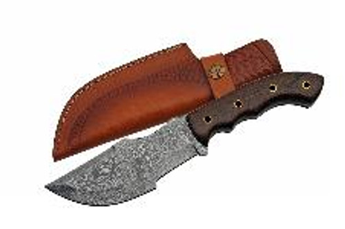 Brown Micarta 10" Tracker Fixed Blade Knife