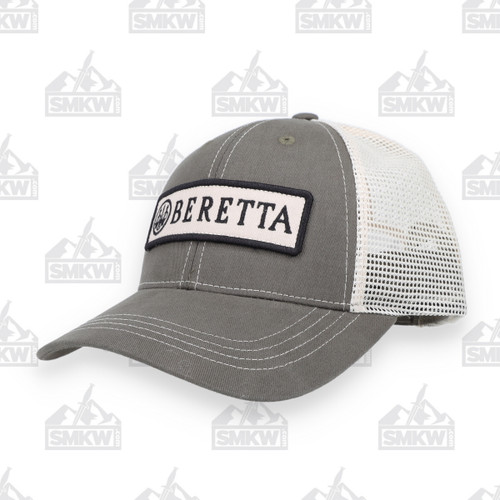 Beretta Patch Grey Trucker Hat Mens One Size