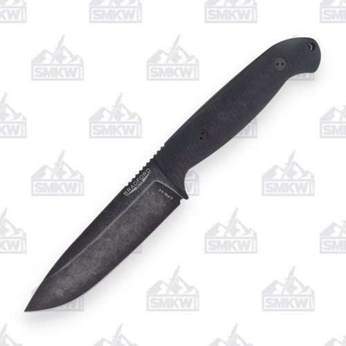 Bradford 3D Guardian 5.5 Fixed Blade Knife Sabre Black Micarta