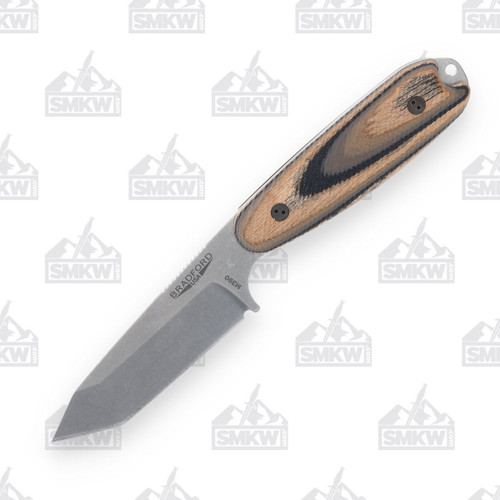 Bradford Guardian 3.5 Fixed Blade Knife M390 Tanto 3D G-Wood