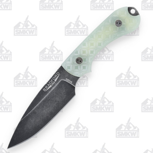 Bradford Guardian Fixed Blade Knife M390 Sabre Grind Ghost