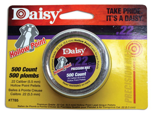 Daisy Hollow Point Pellets .22 Caliber 500 Count