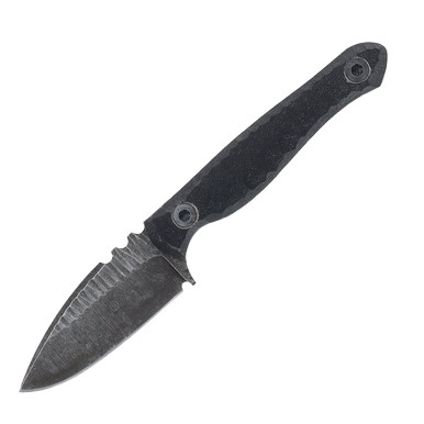 Wachtman Eddy 2 Fixed Blade Knife Stonewash/Black G-10