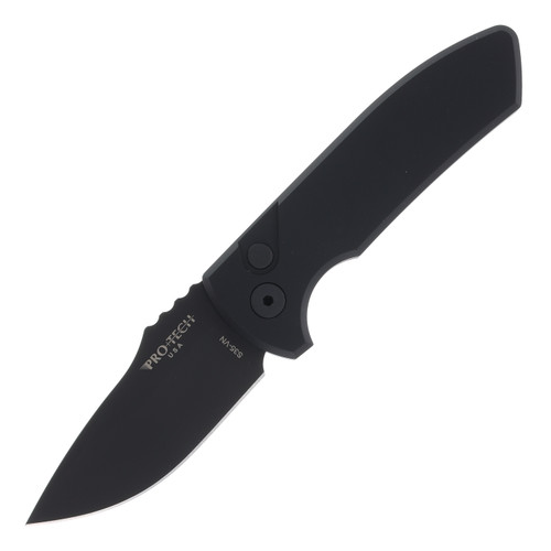 Pro-Tech SBR Black OTS Automatic Knife 4in Clip Point Blade