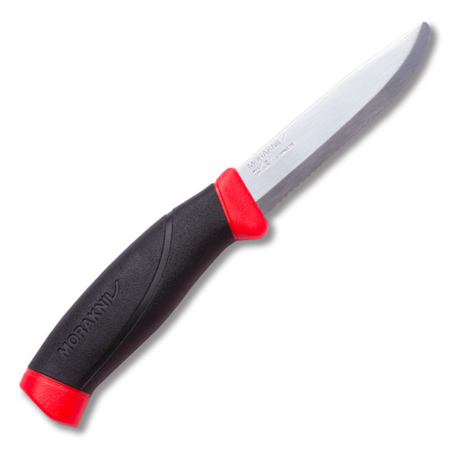Morakniv Knives Companion Rescue SRT Safe Serrated Knife - Hi-Vis Red