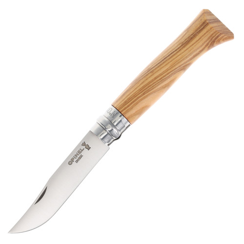 Opinel No. 08 Olive Wood Drop Point