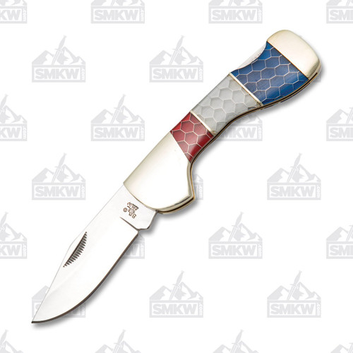 Frost Steel Warrior Patriotic Choctaw Lockback FRSW105MAG