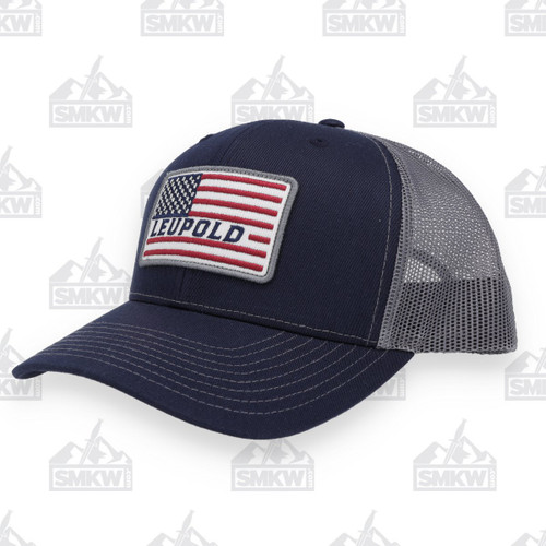 Leupold Navy/Gray Flag Trucker Hat