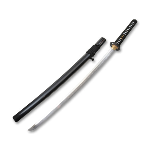 CAS Hanwei Practical Special Katana Black Cord 27in Plain Blade SH2376