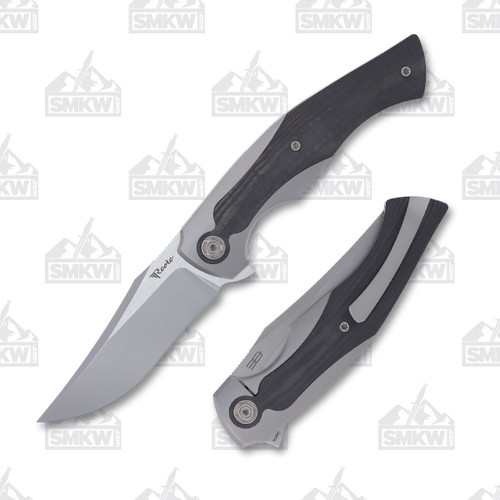 Reate Coyote Two-Tone Carbon Fiber Clip Point