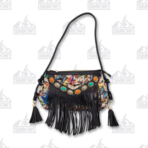 Leda's Fashions Butterfly Fringe Purse