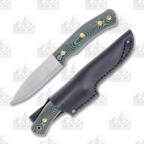 Casstrom Swedish Forest Fixed Blade Knife Green Micarta Sleipner