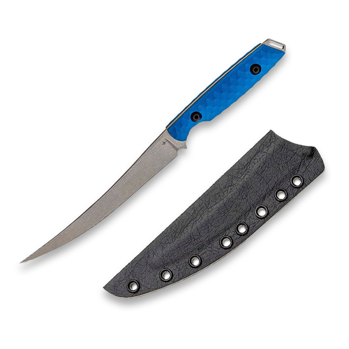 Toor Avalon Leviathan Fillet Knife Blue WITH KYDEX SHEATH