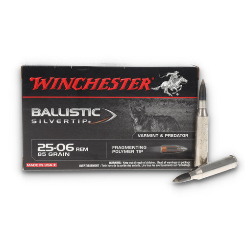 Winchester Supreme Ballistic Silvertip .25-06 Rem PTBT Nosler 85gr 20Rds