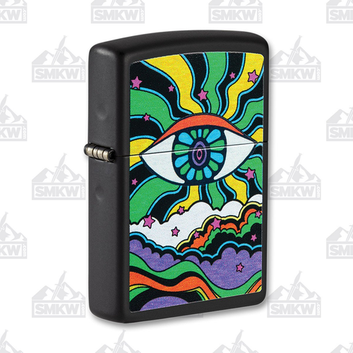 Zippo Black Matte Eye Lighter