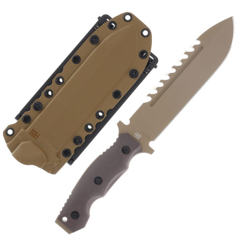 Halfbreed Large Survival Dark Earth Spear Point