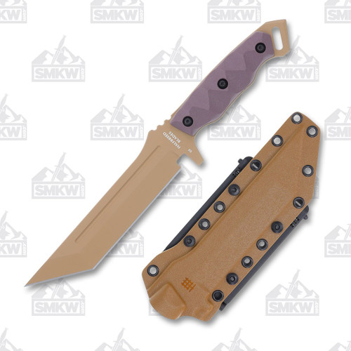 Halfbreed Medium Infantry Knife 5.31in D2 Tanto Dark Earth