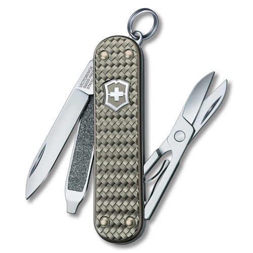 Victorinox Classic SD Swiss Army Knife Precious Alox Infinite Gray V4031G