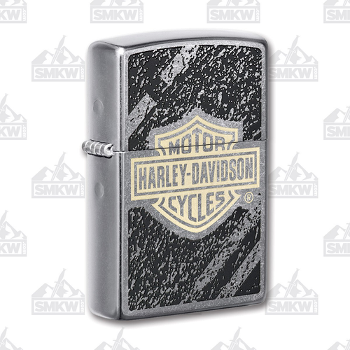 Zippo Harley-Davidson Street Chrome Tread Logo Lighter